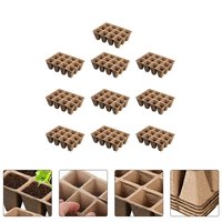 Pot de plantation biologique Kit de semis biodégradable Plantes Semences Starter Cup Germination Trays Paper Pulp Peat Pot Nutrient Cups