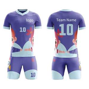 サッカートレーニングキットOEMフットボルウェアカスタムサッカーチームスポーツウェアシャツ付きショーツセット - Product Image 6