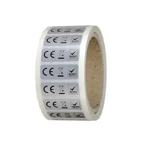 Hot sale printing adhesive ce certification label sticker