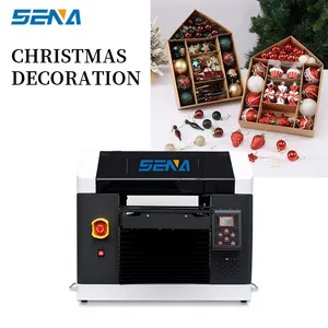 3045 SENA imprimante à jet d'encre 5 couleurs Machine d'impression UV A3 imprimante UV à plat imprimer des décorations de Noël