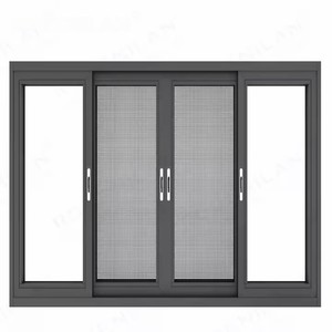 Portes et fenêtres en aluminium les plus vendues |   Fenêtres coulissantes à <span class=keywords><strong>double</strong></span> <span class=keywords><strong>vitrage</strong></span> - Product Image 1