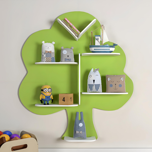 Étagère <span class=keywords><strong>murale</strong></span> <span class=keywords><strong>en</strong></span> <span class=keywords><strong>forme</strong></span> <span class=keywords><strong>d</strong></span>'<span class=keywords><strong>arbre</strong></span>, étagère <span class=keywords><strong>murale</strong></span> <span class=keywords><strong>en</strong></span> bois pour chambre <span class=keywords><strong>d</strong></span>'enfant, étagères flottantes pour la collection - Product Image 2