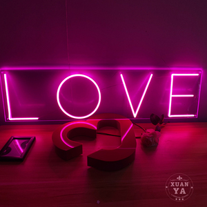 Enseigne néon personnalisée, lumineuse RGB à intensité variable, décoration murale pour chambre, mariage, anniversaire, bar et entreprise sur mesure - Product Image 4