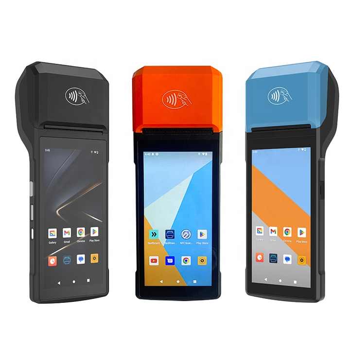 Android 13 Handheld 8 Core Terminal Cash Register Mobile POS with Card Reader Terminal Printer