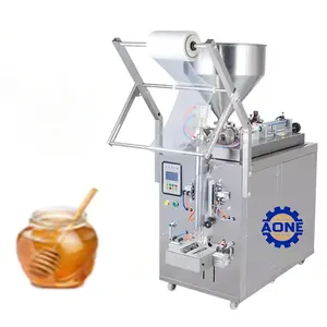 China Hot Water Liquid Multi-Purpose Non-Stick 3-25ml,10-100ml,20-200ml 30-300ml Fan Milk Milk Honey Oil Water Packaging Machine