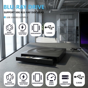 Unidad <span class=keywords><strong>de</strong></span> Grabación <span class=keywords><strong>de</strong></span> Blu-ray Externa USB 3.0 Tipo-C, Unidades Ópticas Portátiles Delgadas <span class=keywords><strong>de</strong></span> BD, <span class=keywords><strong>DVD</strong></span> <span class=keywords><strong>y</strong></span> <span class=keywords><strong>CD</strong></span>, Grabadora <span class=keywords><strong>de</strong></span> Blu-ray 3D <span class=keywords><strong>y</strong></span> <span class=keywords><strong>DVD</strong></span> para Computadora Portátil - Product Image 3