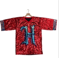 2024 Tùy Chỉnh Của Phụ Nữ Bóng Chày Crop Top Sexy Sequins Ngắn T Áo Sơ Mi Giản Dị Bông Vải Dệt Kim Mùa Hè 3D Rắn Mô Hình In - Product Image 4