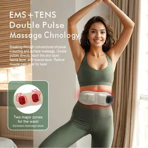 6d Elektrische Schulter- und Thermobelt-Massagegerät Heizgürtel Menstruationsbeschwerden Menstruations-Heizkissen