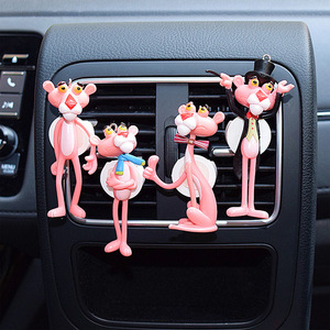 Elegante Clip Profumata per Auto a Forma di Pantera Rosa, Decorazione per Interni Auto e Ornamento Aromaterapico per Donne - Product Image 3