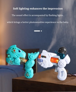 ของเล่นปืนมินิไดโนเสาร์การ์ตูนไฟฟ้าแบบมีเสียงและแสงสำหรับเด็ก รุ่นใหม่ ขายส่ง ปี 2025 - Product Image 5