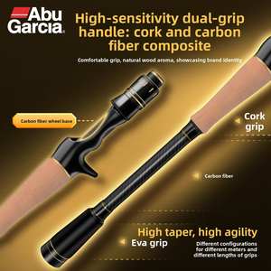 Caña de Pescar Abu MAX <span class=keywords><strong>SX</strong></span> de 5/6 Secciones, Portátil, Multiusos, para Lanzamiento a Larga Distancia, con Mango Recto y Tipo Pistola - Product Image 6