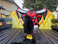 Jeu de Bull Ride certifié CE FCC, à absorption des chocs et structure stable, avec système de verrouillage complet par vis, pour usage domestique et extérieur