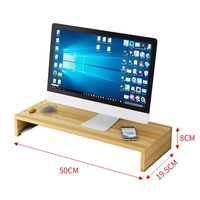Support de rangement de bureau HelloWorld, support de moniteur d'ordinateur, support de clavier et de souris, étagères empilables, étagère de bureau