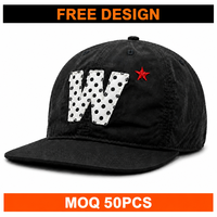 Casquette de baseball WEINI personnalisée avec logo, noire, séchage rapide, 6 panneaux, patch à pois, style rétro, casquettes de sport anti-UV, vente en gros