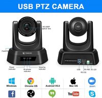En Oferta, Cámara de Videoconferencia PTZ USB3.0 con Zoom Óptico 20X, 1080P 60FPS