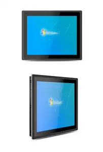 Painel industrial de tela touch screen, tela de toque embutida da janela de android 10 12 15 17 19 21.5 polegadas monitor industrial do pc