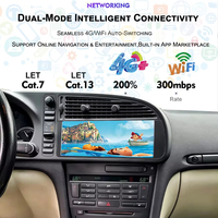 Autoradio GPS Android 15 RHD LHD pour SAAB 9-3 93 2003-2006 avec CarPlay sans fil, DSP, WIFI, Bluetooth 4G et unité centrale