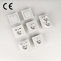 Interruptor de Pared Inteligente WiFi Modular, Enchufe de Corriente Alterna, Indicador de Luz Nocturna LED, Panel Multicolor, Combinación Libre, Interruptor Inteligente para el Hogar
