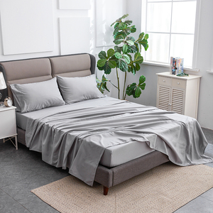 Sabanas 4PCS 100% Bamboo Fitted Sheet/Pillowcase <strong>Bedsheets</strong> Bedding <strong>Set</strong> for Home Hotel - Product Image 2