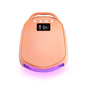 96 Watts High Power Portable Cordless Rechargeable Professional LED UV Nail Lamp Machine for Convenient Salon Use