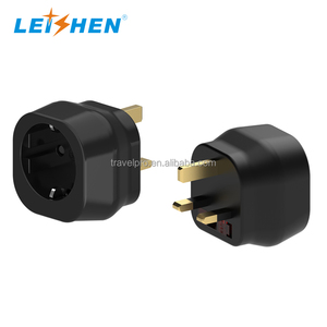 Bộ Chuyển Đổi BS1363-5 UKCA Phích Cắm Chuẩn Châu Âu Châu Âu EU Sang Phích Cắm 3 Chân Bộ Chuyển Đổi Ổ Cắm Điện Nguồn 3A/5A/13A-Bộ Chuyển Đổi Phích Cắm BS 5733 Màu Trắng - Product Image 3