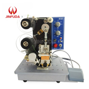 Easy to Operate Semi-Automatic Electric <strong>Coding</strong> Date Printer HP-241b Color <strong>Ribbon</strong> <strong>Printing</strong> <strong>Machine</strong> - Product Image 1
