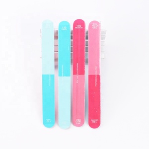 Factory Wholesale Top Quality Manicure Tools 4 Way Colorful Custom Logo Nail File