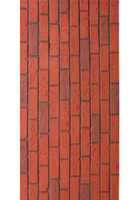 Brique PU souple en pierre artificielle, texture 3D, imperméable, légère, pour la décoration murale extérieure des villas et des hôtels, avec des échantillons gratuits