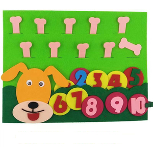 Feutre enseignement jouets crayon végétal calcul tableau d'illumination pour enfants cadeau pour enfants activité maternelle - Product Image 5