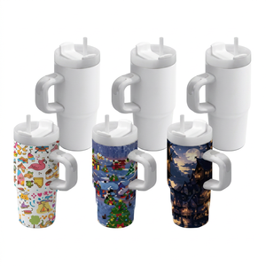 USA Stock 14oz Stainless Steel Vacuum Insulated Double Wall White Tumbler for Travel - Product Image 1