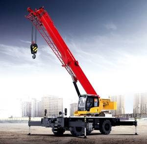 Grue sur chenilles tout-terrain SRC300T pour levage et construction lourdes, idéale pour le levage de composants de concasseurs - Product Image 3