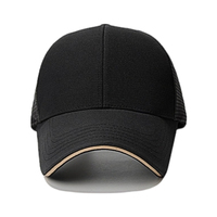 Casquettes de baseball personnalisées de haute qualité, imperméables, avec visière vide, compatibles avec les patchs, avec filet