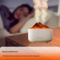 Mesin Aromaterapi Gunung Berapi Terbaru 2025, Bertenaga Baterai Listrik, Lampu Warna-warni, Humidifier Mobil USB untuk Minyak Esensial, Rendah Kebisingan