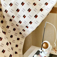 Rideau de chambre d'enfant jacquard français à rayures, écologique, toutes saisons, avec tissu fini de haute qualité