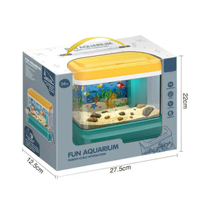 Nieuwe Vissen Speelgoed Kinderen Simulatie Huis Multifunctionele Grappige Aquarium Mini Desktop Spel Speelgoed Met Muziek - Product Image 6