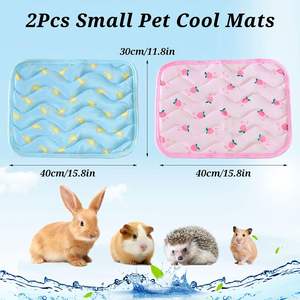 Manta transpirable para cama de hielo para mascotas pequeñas para Conejo, conejito, erizo, hámster, estancia fresca, conejillo de indias, almohadilla para dormir refrescante - Product Image 5