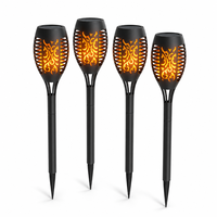 Lampe solaire à piquet pour jardin, lumière LED pour pelouse, lumière blanc chaud, certifiée RoHS, étanche IP55, rechargeable, portable