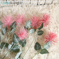 Fleurs artificielles floquantes de mer, 1 pièce, décoration de noël, vente en gros