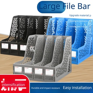 ที่เก็บเอกสารแบบ 4 ช่อง ผลิตตามสั่ง OEM ODM ขายส่งจำนวนมาก ที่วางเอกสารตั้งโต๊ะ ชั้นวางนิตยสารสำนักงาน - Product Image 5