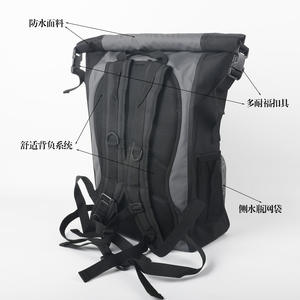 Mochila Impermeable de PVC Resistente, Mochila Seca con Cierre Enrollable, para Rafting, Viajes, Ciclismo, Buceo, Montañismo, Senderismo - Product Image 3