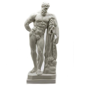 Estatua de Hércules Farnesio de Mármol Blanco Natural, Figura Romana Famosa Personalizada, para Decoración de Jardín, Hotel o Villa - Product Image 2