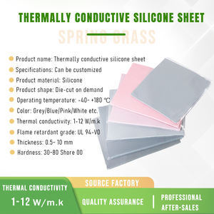 Feuille <span class=keywords><strong>de</strong></span> silicone thermiquement conductrice résistante aux hautes tensions 1-15W/mk pour l'isolation des moteurs - Product Image 2