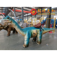 Simulation astronomique de dinosaure, dinosaure, marche brachiosaure, équitation pour enfants, loisir, parc jurassique, centre commercial