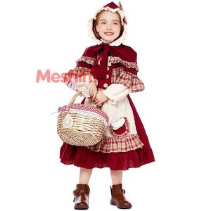 Disfraz de Caperucita Roja para Niña, Personalizable, para Festivales, Halloween, Disfraces de Cuentos de Hadas para Niños - Product Image 1