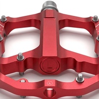 Pédales de vélo de montagne personnalisables en alliage d'aluminium, pédales plates larges, pédales de cyclisme ultralégères