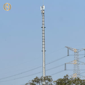 <span class=keywords><strong>GSM</strong></span> Mikrowellen verzinkter Telekommunikationsstahl-Monopol turm - Product Image 2