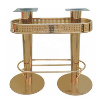Table de base meubles salle à manger Table basse jambe brossé bureau Chrome acier inoxydable or forgé Table industrielle pieds de base moderne