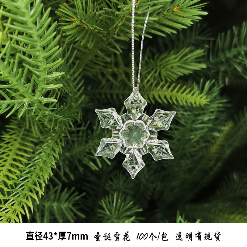 เกล็ดหิมะ transparent-43mm