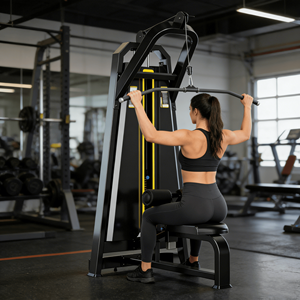 Machine de tirage vertical commerciale à charge par poulie, équipement de <span class=keywords><strong>musculation</strong></span> professionnel pour l'entraînement du dos et des épaules - Product Image 6