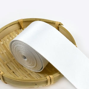 Meetee LCH-113 1-5cm 끈 태그에 대 한 도매 화이트 폴 리 에스테 르 웨 빙 작업 허가 특별 한 인쇄 벨트 화이트 웨 빙 - Product Image 4